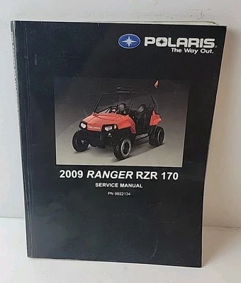 Polaris Ranger RZR 170 2009 manual de servicio PN 9922134. Foto 1 de 4