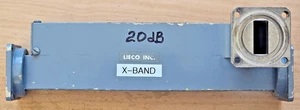 Lieco Inc RF Microonde X-Band Guida d'onda 20 dB Accoppiatore direzionale 8,2-12,4 GHz - Foto 1 di 7