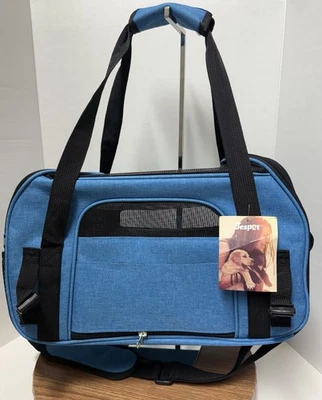 Jespet Soft Sided Collapsible Pet Travel Carrier Mesh Kennel Dogs Cats Puppies - Image 1 of 4