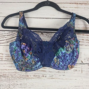 Reggiseno vintage Victoria's Secret 36dd donna con ferretto multicolore spalline in pizzo - Foto 1 di 11