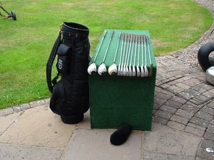 Full Set Men's Golf Clubs Fazer Irons Old Ping Woods Bag STARTER SET LEFT Handed - Picture 1 of 11
