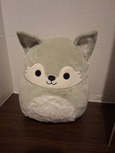 Orig Squishmallows Willie Gray Wolf Wilderness Squad 11" Soft Plush Fuzzy Belly - Picture 1 of 10