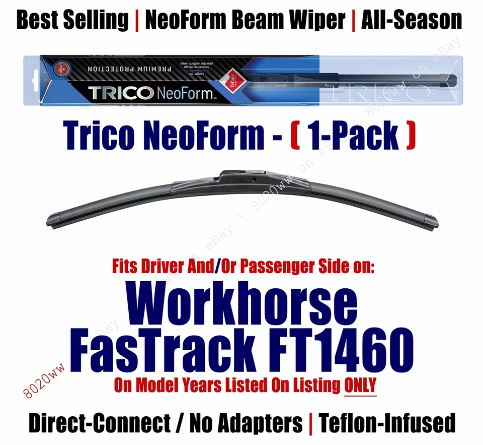 Cantidad 1 limpiaparabrisas Super Premium NeoForm compatible con Workhorse FasTrack FT1460 16160 2000-2002 Foto 1 de 1