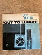 ERIC DOLPHY - Out To Lunch VINYL LP BLUE NOTE REISSUE VG+/VG+