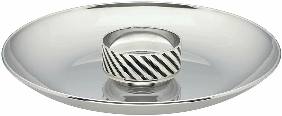 Kate Spade New York Mujer Pierrepont Place Chip and Dip Servware Plateado Foto 1 de 1