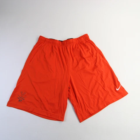 Virginia Cavaliers Nike Dri-Fit Athletic Shorts Men's Orange New Cover