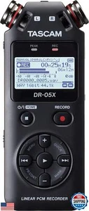 TASCAM DR-05X Portable Recorder and USB Audio Interface, Mehrfarbig - Picture 1 of 5