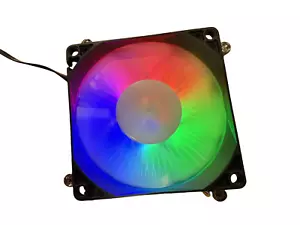 Intel Aluminum Socket 1155 1150 1151 1156 RGB Lighting Cooling Heatsink Fan - Picture 1 of 10