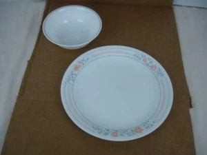 Corelle Apricot Grove 10.25" Dinner Plate & 6 1/4" Soup Cereal Bowl - Picture 1 of 9