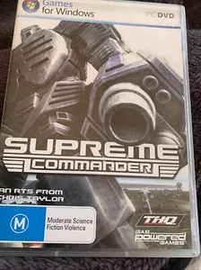 Supreme Commander PC DVD Game PC Game For Windows THQ GAS Powered Games - Picture 1 of 5