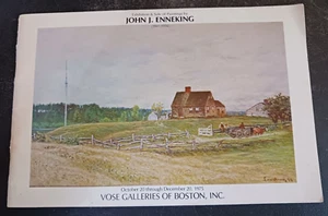 Ausstellung und Verkauf von Gemälden von John J. Enneking VOSE 1975 Boston Katalog - Bild 1 von 8