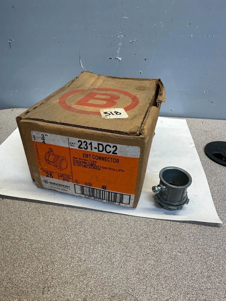 Bridgeport 231-dc2 EMT Connector T26777