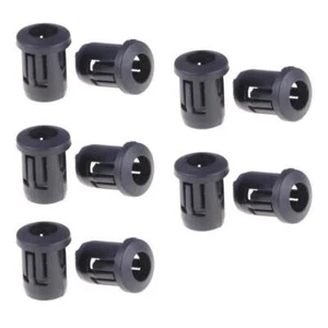 50pcs 8mm Black Plastic LED Holder Bezel Surround Case Cup Mounting F8 - Bild 1 von 2