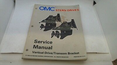 Service Manual Vertical Drive Transom Bracket Omc Stern Drives 1996 • 24€