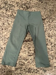 Tea Collection Girls Green Capri Leggings, Size 10 - Picture 1 of 4