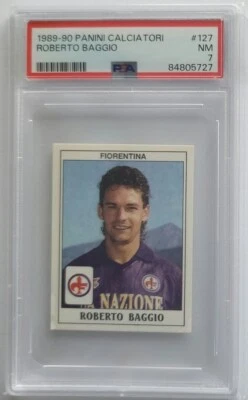 1989-90 Panini Calciatori Роберто Баджо #127 PSA 7 - Изображение 1 из 2