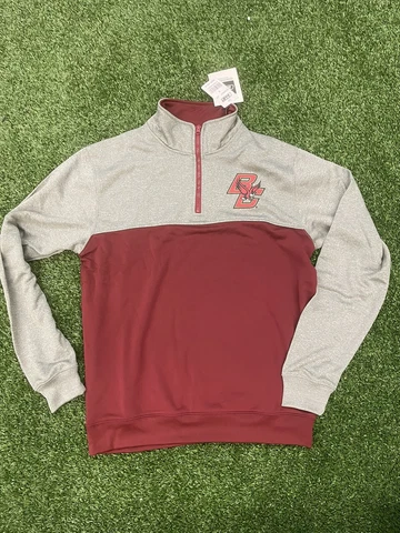 Boston College BC Eagles 1/4 Zip E5 Pullover Jacket Size M NCAA NWT Cover