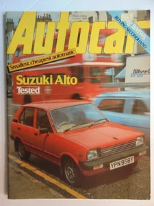 AUTOCAR MAGAZINE July 9 1983 Suzuki Alto tested  - Picture 1 of 1