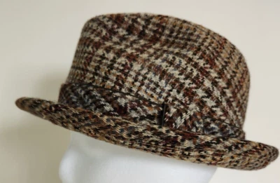 Fedora vintage de tweed marrón Stetson para hombre talla 7 Foto 1 de 4