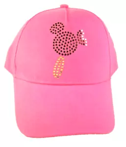 Gorra de béisbol rosa barra de helados Mickey Mouse de los parques de Disney para mujeres adultas ajustar - Imagen 1 de 9