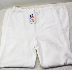 Russell Athletic Sweatpants Mens XL Vintage Deadstock White Joggers Made USA - Picture 1 of 5