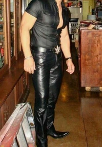 Acme Boots 8799 Black All Leather Cowboy Boot with Leather Lining 9D - Picture 1 of 7