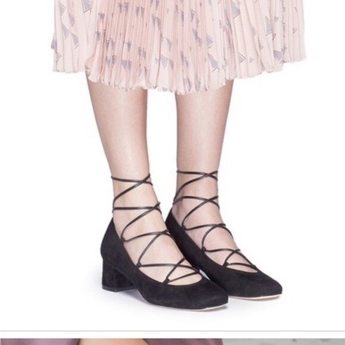 Décolleté ballerina stringate Stuart Weitzman cordon