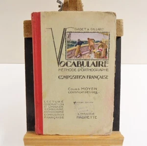 VOCABULAIRE ET METHODE D'ORTHOGRAPHE COURS MOYEN GABET&GILLARD HACHETTE - Picture 1 of 3