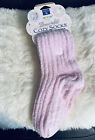 Dream Silk Cozy Socks w/ Shea Butter Infusion Earth Therapeutics Pink ONE SIZE