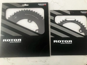 ROTOR 110×4 54t x 42t Round Aero Chainrings 11/12s Shimano - Picture 1 of 3