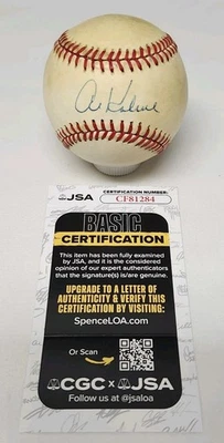 Al Kaline Signed Rawlings Official American League Baseball JSA COA TIGERS A3 - Image 1 of 3