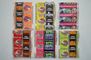 Rare Vintage Chupa Chups - Movie Gum Chewing Bubble Gum Wrappers - Picture 1 of 1