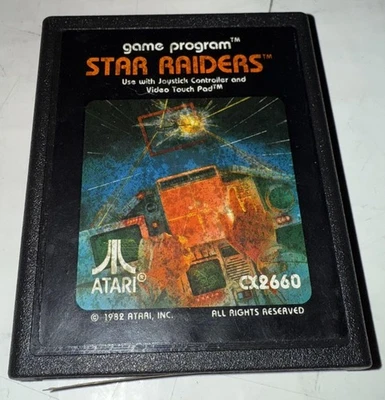 Vintage 1982 Atari 2600 Star Raiders Game Cartridge CX2660 VCS Video Game Retro - Image 1 of 2