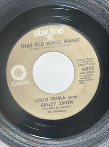 LOUIS PRIMA & KEELEY SMITH 45 That Old Black Magic / I Wish You Love - Picture 1 of 2