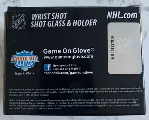 NEW NHL WRIST SHOT SHOT GLASS GLOVE HOLDER LOS ANGELES LA KINGS GAME ON COMPANY Cover