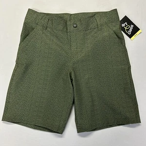 Art Class Boys Hybrid Swim Shorts Trunks UPF Pockets Green Size 12 Husky New - Picture 1 of 15
