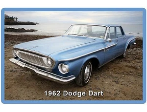 1962 Dodge Dart Blue Auto Refrigerator / Tool Box Magnet - Picture 1 of 1