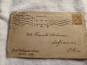 GREAT BRITAIN-(-1920-)-ADVERTISING KING'S HEAD HOTEL LTD.-COVER-TO-OHIO#146 - Picture 1 of 2