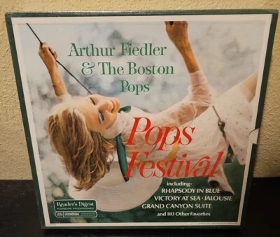 Arthur Fiedler and The Boston Pops Festival Vinyl Box Set  Sealed Pops Festival - Image 1 of 4