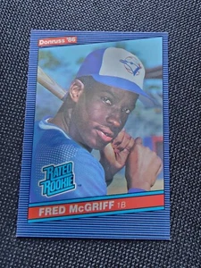 1986 Donruss - Fred McGriff Rookie - #28 Toronto Blue Jays Baseball Card NM - Picture 1 of 2