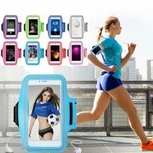 FASCIA DA BRACCIO SPORT PORTA CELLULARE SMARTPHONE 6,7" CORSA JOGGING TOUCH - Zdjęcie 1 z 16