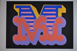 A - Ben Eine - M - Blue - Proof Board AP - 2016 - Picture 1 of 5