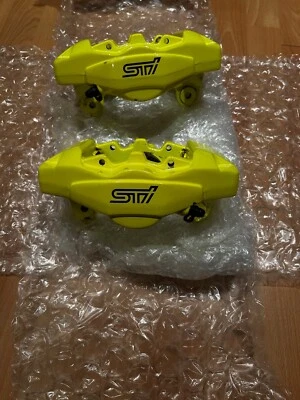 Комплект задних суппортов 2018-2021 Subaru WRX STI Brembo JDM EJ20 EJ25 тип RA OE - Изображение 1 из 4