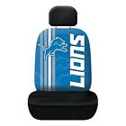 New Football Detroit Lions Low Back Seat Cover Universal For Cars SUVS - Single