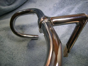 New, Nitto Track Bicycle NJS Steel Keirin B125 Handlebar & Stem, 110mm, 400mm - Picture 1 of 14