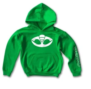PJ MASKS - GEKKO - HERO HOODIE - GREEN YOUTH SMALL NEW!! - Picture 1 of 12