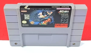 Batman Forever Authentic Super Nintendo Game Cartridge SNES Pins Cleaned Tested - Picture 1 of 3
