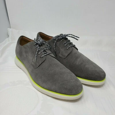 Мужские повседневные туфли Florsheim Fuel Knit с плоским носком Oxford светло-серые размер 12 - Изображение 1 из 4