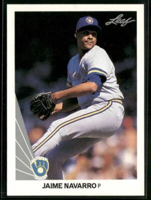 1990 Leaf #85 Jaime Navarro - Image 1 of 2