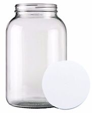 1-gallon USDA Wide Mouth Fermentation Glass Jar w/ lid